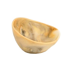 Fabriqué en Inde, écologique, fait main, poli, passe au lave-vaisselle, personnalisable, en résine, bol de service moderne, plat de service pour restaurant et maison - Product Image 1