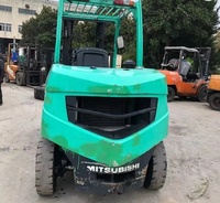 Machinerie lourde d'origine japonaise, chariot élévateur Mitsubishi d'occasion de 5 tonnes, modèle FD50NT, Nobel Lift, moteur 2020