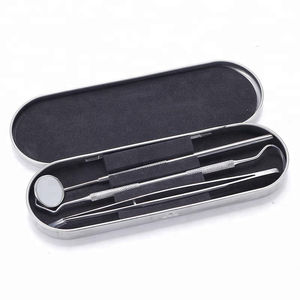 Manual Dental Hygiene Kit 5 Pcs Set Scaler <b>Tooth</b> <b>Scraper</b> Mirror Tweezers Toothpick Oral Cleaning Tools CE OEM By Grip Surgical - Product Image 1