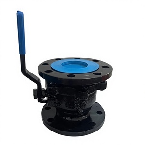 Vanne à boisseau sphérique deux pièces à passage plein Fe (à brides) - Product Image 1