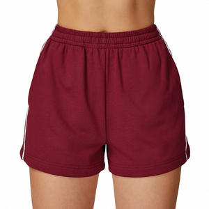 Shorts Deportivos para Mujer, Ecológicos, Transpirables, de Secado Rápido, Spandex/Poliéster, Cintura Elástica, Bloques de Color, para Yoga y Ejercicio - Product Image 3