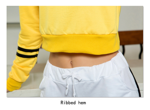 New Classic Breathable Streetwear Women <b>Crop</b> <b>Top</b> <b>Hoodie</b> Custom Pullover Cropped <b>Hoodie</b> for Women - Product Image 5