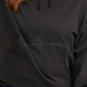 เสื้อฮู้ดดี้ผู้หญิงแขนยาวคุณภาพสูง ทรงโอเวอร์ไซส์ ระบายอากาศได้ดี แบบสั่งทำพิเศษ - Product Image 4