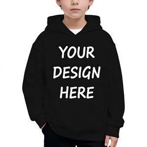 Customized Color Kids Hooded Fleece Sweatshirt Custom Printed Design Breathable Casual Wear for Children Regular Sleeve Winter - Product Image 6