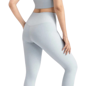 Conjunto de Ropa Deportiva para Mujer, Top Corto de Manga Larga, Leggings de Cintura Alta, Ropa Deportiva para Yoga, Gimnasio, Ejercicio - Product Image 2