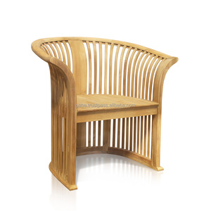Sillón Minimalista Moderno de Madera de Teca Sólida, Altura Ajustable, No Plegable, Muebles para el Hogar, Sala de Estar, Dormitorio - Product Image 1