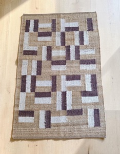 Handmade Jute Area <b>Rug</b> Modern Geometric <b>Boho</b> <b>Rug</b> Natural Flat Weave Carpet Eco Friendly HARI ENTERPRISES HE416 Living Room <b>Rug</b> - Product Image 5