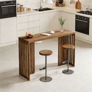 Mesa de Comedor Rectangular Alta para Cocina o Bar (Solo Mesa) - Product Image 3