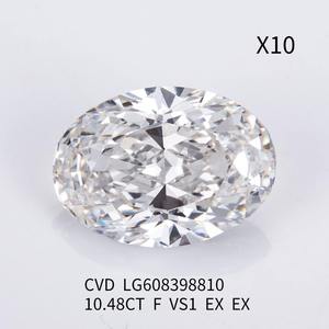 Diamante Cultivado en Laboratorio con Certificación IGI de D'VINS JEWELS, 0.5 Quilates, E VS1, Forma Ovalada, CVD, Diamante Suelto para Joyería - Product Image 1