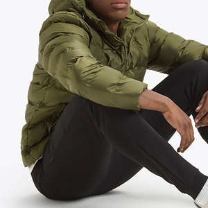 Chaqueta Acolchada de Invierno para Hombre, Cómoda, con Capucha y Cuello Alto, Transpirable, Disponible en Todos los Colores y Tallas - Product Image 5