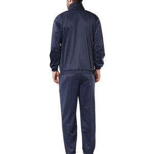 Ensemble coupe-vent pour homme : T-shirt et short personnalisés, ensemble deux pièces avec fermeture éclair en polyester - Product Image 3