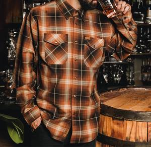 Chemise en flanelle pour homme de bonne qualité, entièrement personnalisable, très tendance, anti-plis, fabriquée par un bon fabricant - Product Image 3