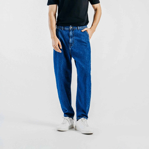 กางเกงขายาวทรงหลวมสไตล์ลำลองสำหรับผู้ชาย รุ่น SOLID FIGHTER OEM ผ้าคอร์ดูรอยเนื้อหนา ขาบาน มีเชือกผูกเอว ไซส์ใหญ่พิเศษ - Product Image 3