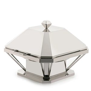 Recipiente para buffet de acero inoxidable de primera calidad con tapa enrollable para restaurantes, hoteles y banquetes. - Product Image 1