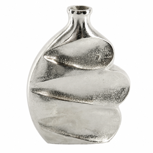 Wholesale Modern Aluminium Flower Vase Luxury Silver <b>Metal</b> <b>Tankard</b> Style Decorative Vase for Home and Wedding <b>Metal</b> Handicrafts - Product Image 1