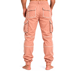 Pantalones cargo para hombre, 100% algodón, fabricante mayorista personalizado, proveedor, fábrica, exportador, ropa casual, utilitaria, pedidos al por mayor - Product Image 2