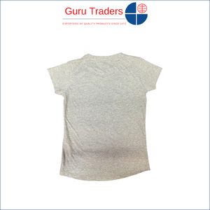 Camiseta informal para niñas, transpirable, cómoda, cuello redondo con logotipo personalizado, manga corta, Material de tela de algodón 100% a buen precio - Product Image 6
