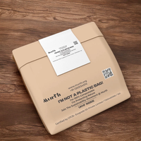 Sacs d'expédition pour vêtements écologiques, biodégradables, compostables, durables, 60 microns, taille personnalisée, fabrication sur mesure
