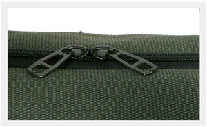 Bolsa de Lona Verde con Cierre de Cremallera, Bolsa de Viaje Informal, Diseño Resistente - Product Image 2