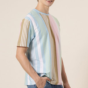 T-shirt de sport personnalisable pour homme, 100 % coton, uni, décontracté, pour fitness, entraînement, streetwear, style urbain, respirant - Product Image 5