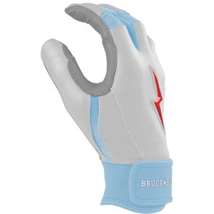 Gants de frappeur de baseball/softball en cuir de qualité supérieure, ambidextres, fermeture auto-agrippante, durables, prix de gros - Product Image 2