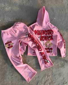 Conjunto Deportivo para Hombre Inspirado en Diseñadores, Sudadera con Capucha y Pantalones Deportivos con Estampado Gráfico, Fabricante OEM - Product Image 5