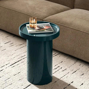 Taburete Redondo Moderno que Aporta Elegancia y Refinamiento a Cualquier Espacio, Ideal para Sentarse o para Colocar la Taza de Café Matutino - Product Image 1