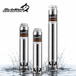 Pompes submersibles pour puits forés Subwell 0,5 CV 4 pouces 220 V 380 V, pompe ST, impeller en acier inoxydable et plastique, multistade - Product Image 6