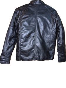 Veste en cuir de vache de style vintage pour moto, écologique et de haute qualité, doublure en polyester, boutons Luxel, fermeture éclair, pour homme - Product Image 2