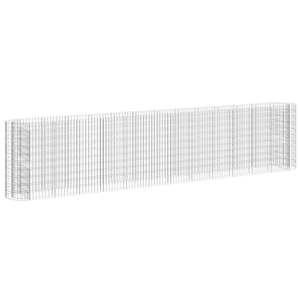 Grand lit de jardin surélevé en gabion en fer galvanisé durable, fournitures de jardinage - Product Image 2