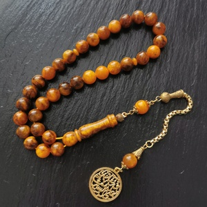 Resin Islamic Tasbih Mala Exclusive Handmade Trendy Power Beads Rosary <b>for</b> Meditation Prayer <b>Gift</b> by Tradebyd - Product Image 1