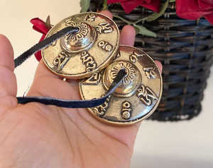 Bronze Tingsha <b>Bell</b> with Gentle <b>Chime</b> for Stress Release and Daily Calm - Product Image 6