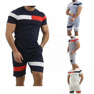 Summer Set 2026 Custom Logo Men Summer 2 Piece Short Sleeve T shirt Summer Set Printed Tracksuit Men Shorts Linen Summer Set - Product Image 6