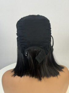 Perruque Bob couleur naturelle sans colle avec fermeture en dentelle, 100% cheveux humains, cheveux vietnamiens - Product Image 5