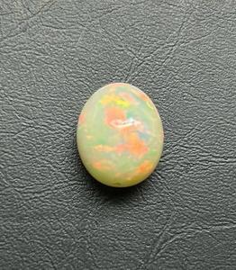 Shamim Gems Ópalo Welo Etíope Natural, Corte Ovalado, Multicolor con Juego de Color y Fuego, 12x14.50 mm, 8.32 CTS, Gema Suelta Sin Agujero para Joyería Fina - Product Image 2