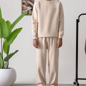 Conjunto deportivo informal de algodón 100% personalizado con logotipo, sudaderas y pantalones deportivos para hombre, fabricante OEM ODM con logotipo personalizado. - Product Image 1