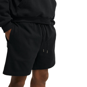 Shorts cargo gris pour homme, style décontracté, taille élastique, 100% coton, respirant, écologique, séchage rapide, longueur mi-cuisse - Product Image 5