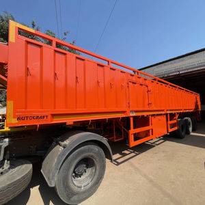 Camion benne hydraulique à moteur puissant, fourni directement par l'usine, avec carrosserie résistante à la corrosion pour remorques utilitaires de transport de marchandises - Product Image 1