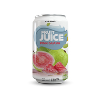 Aanpasbare 330Ml Vers Tropisch Vruchtensap Drink Geen Toegevoegde Suiker Private Label Oem Gratis Monster