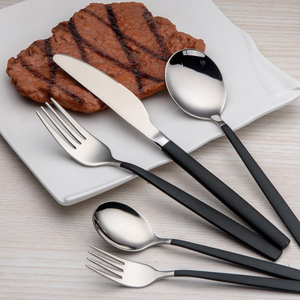 Ensemble de couteaux, cuillères et fourchettes modernes en acier inoxydable de qualité supérieure, finition miroir, couverts de luxe en métal argenté pour la maison, la salle à manger et les restaurants à bas prix - Product Image 5