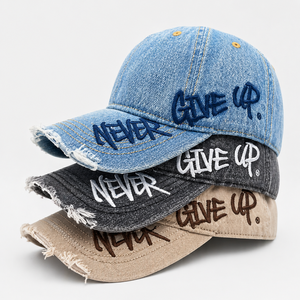 Gorra de Papá Personalizada con Bordado – Gorra de Papá Vintage Desgastada Sin Estructura, Gorras de Papá con Logotipo Personalizado, Proveedor al por Mayor - Product Image 1