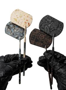 Dual Sided Handheld Mirrors With Traditional <b>Patterns</b> Red Blue Green Gold Decorative Design Portable Makeup Mirror - Product Image 6