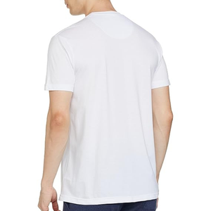 T-shirt décontracté pour homme 100 % coton, design uni sur le devant, respirant, séchage rapide, manches courtes, logo de marque personnalisé, commandes en gros - Product Image 1
