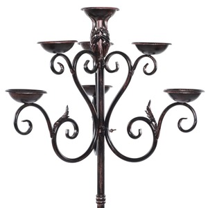 Classic Five Arm Iron Candelabra Decorative <b>Candle</b> Holder for Home Decoration At <b>Cheap</b> Price - Product Image 1
