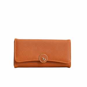 Casual <b>Brown</b> Women's Wristlet <b>Wallet</b> P70965 - Product Image 3