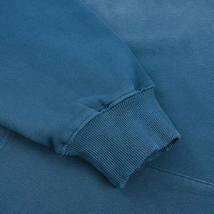 Sweat-shirt à capuche oversize international de qualité supérieure, délavé à l'acide, unisexe, en coton épais vintage, style streetwear - Product Image 6