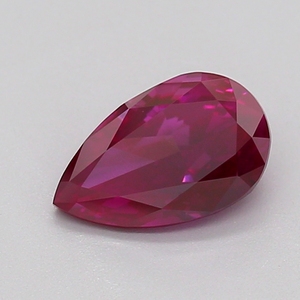 Diamant de laboratoire CVD de 1,03 ct, taille poire, fantaisie, violet foncé rose, pureté VS2, rempli - Product Image 1