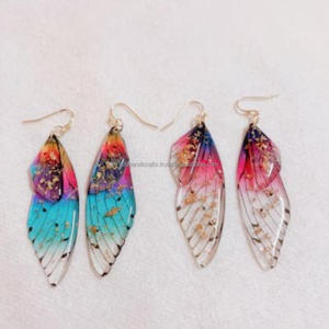 Pendientes de Resina Modernos para Mujer, Joyería de Moda de Buena Calidad de la India - Product Image 4