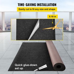 Tappeto Marino Nero Carbone 6 X 36 ft per Interni/Esterni, Rivestimento per Barche Resistente all'Acqua - Product Image 5