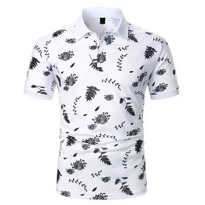 2026 Wholesale Men's Solid Knitted Polyester/Cotton Casual for Shirts-Quick Dry & Breathable Customizable - Product Image 1